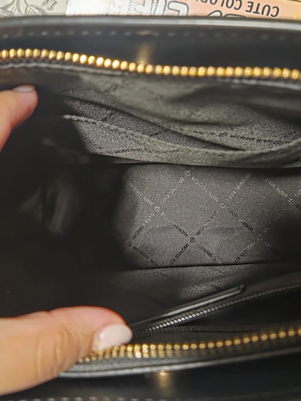 Michael Kors Black Saffiano